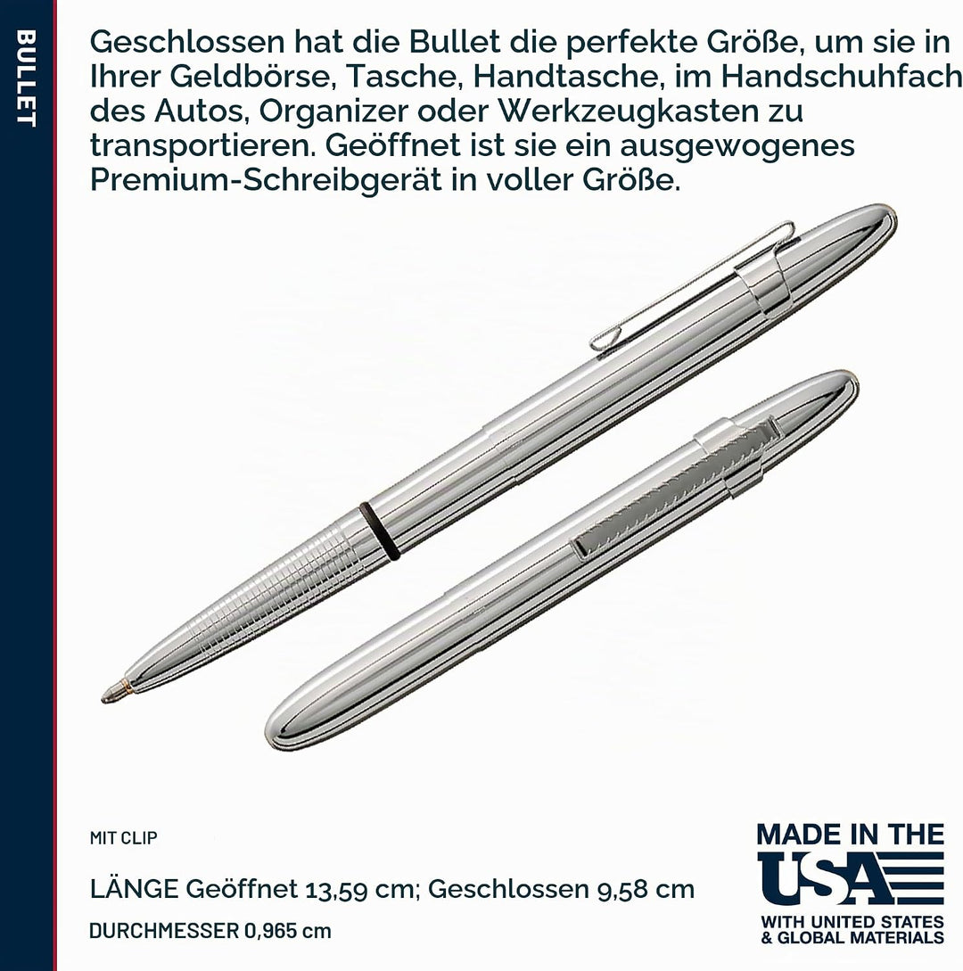 FISHER Space Pen Chrome Bullet Space Pen
