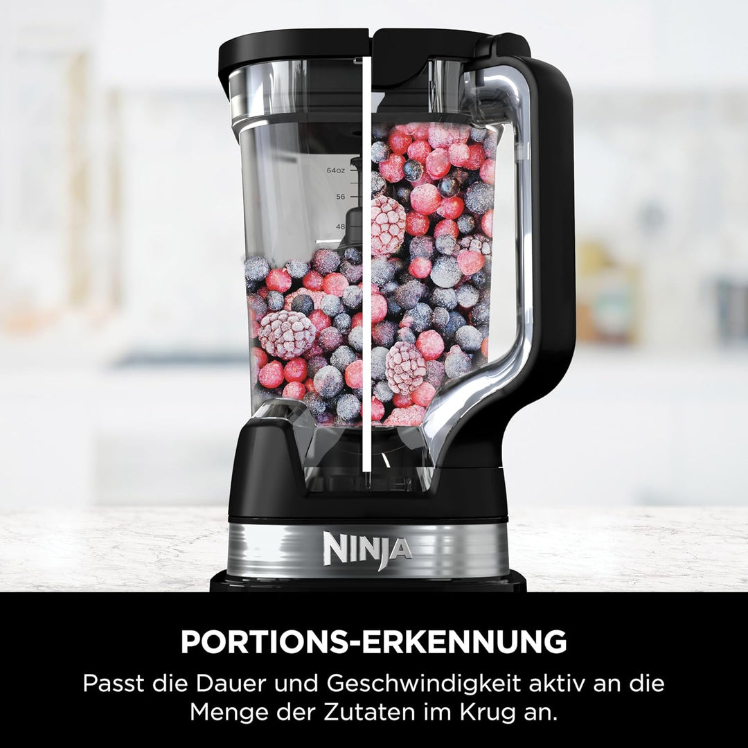 Ninja Detect Power Mixer Pro / Blender / Smoothie Maker, 1200 W, 2 L Krug (1,9 L max. Fassungsvermög
