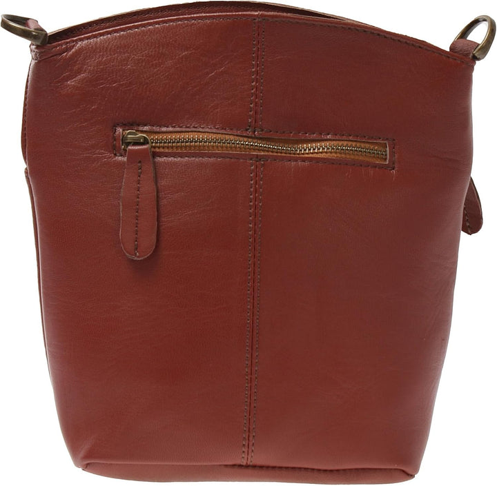 LECONI kleine Umhängetasche Damen Schultertasche Handtasche Freizeittasche Damentasche Ledertasche v
