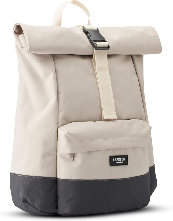 LARKSON Rolltop Rucksack Damen & Herren - ALVA - Backpack für Uni, Business, Freizeit - Roll Top mit