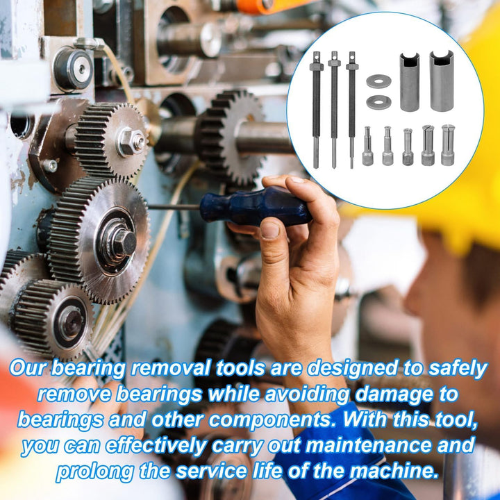 QZQUFJ 8 Stücke Lagerabzieher, Kugellager Abzieher, 9-23mm Innenlager Abzieher Set, Motorradgehäuse