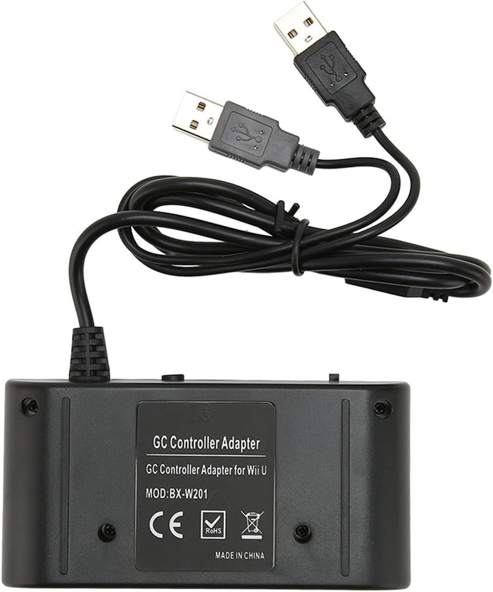GC Adapter für Switch für Wii U-PC, Tragbarer 3-in-1-GC-Controller-Adapter, 4 Ports, Game-Controller
