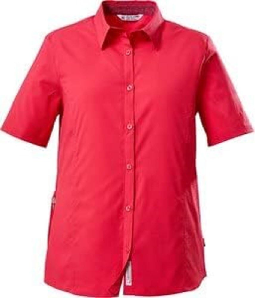 Killtec Damen Kos 98 Wmn WVN Shrt Funktionsbluse 36 Rose, 36 Rose