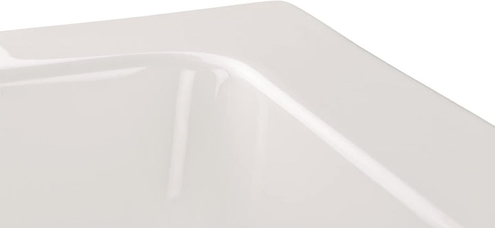 Calmwaters® Rechteck-Badewanne 170x75 cm, Acrylwanne Modern Square, ergonomische Körperformbadewanne