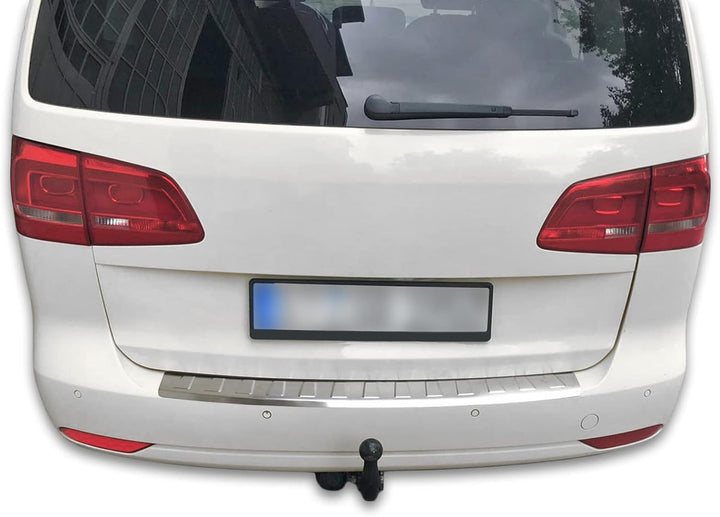 Ladekantenschutz Edelstahl MATT kompatibel für VW TOURAN 1T3 | 2010-2015 | mit Abkantung | premium Q