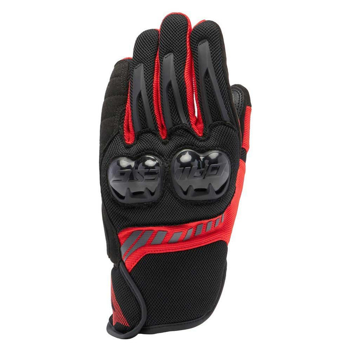 Dainese Mig 3 Air Tex Motorradhandschuhe Black/Lava Red/Red M, M Black/Lava Red/Red