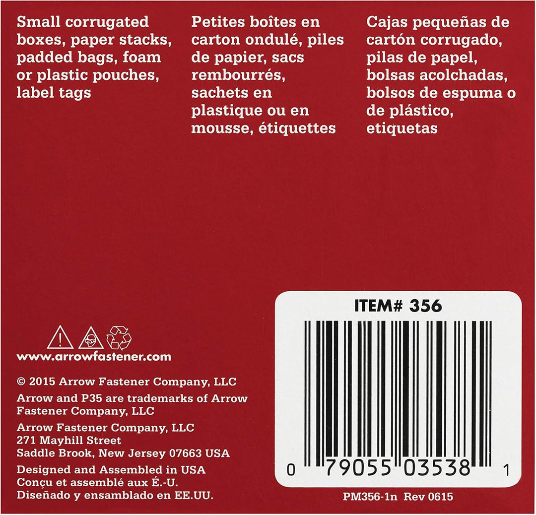 ARROW P35 Staples Box 5000-10mm / 3/8in 3/8-Inch natur, 3/8-Inch natur