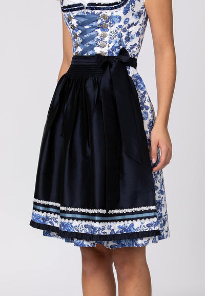 Stockerpoint Damen Dirndl Nikola Kleid für besondere Anlässe, 34 Blau