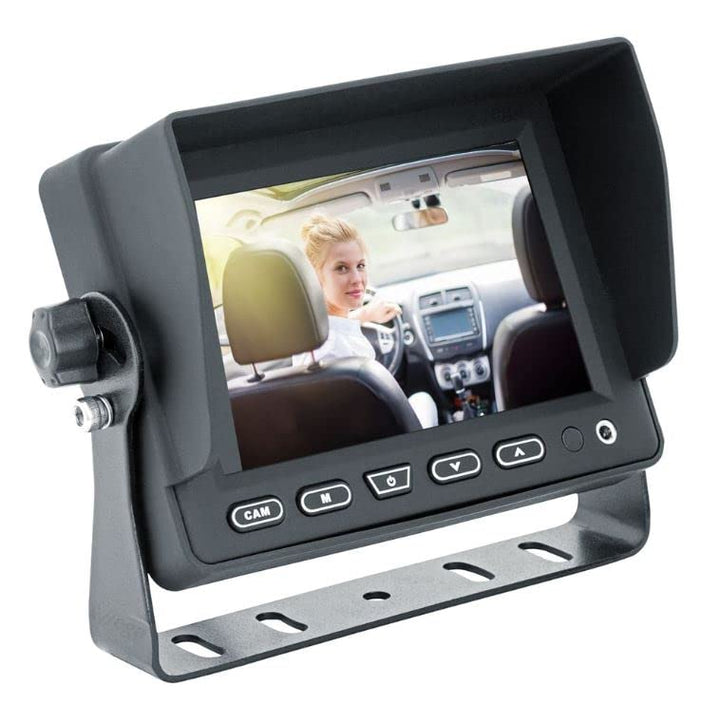 VSG24 5" AHD 1080P Allround-Rückfahrmonitor / 12-24 Volt/Kamerastromversorgung/Bildspiegelung / 2 Vi
