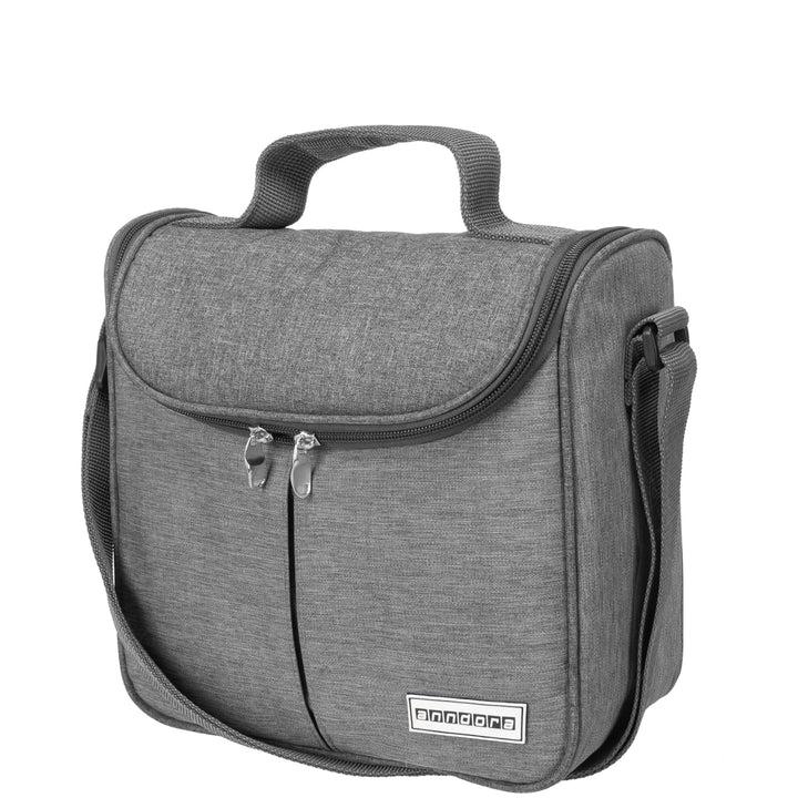 anndora Kühltasche hellgrau - Modellwahl 04 Liter - hellgrau meliert, 04 Liter - hellgrau meliert