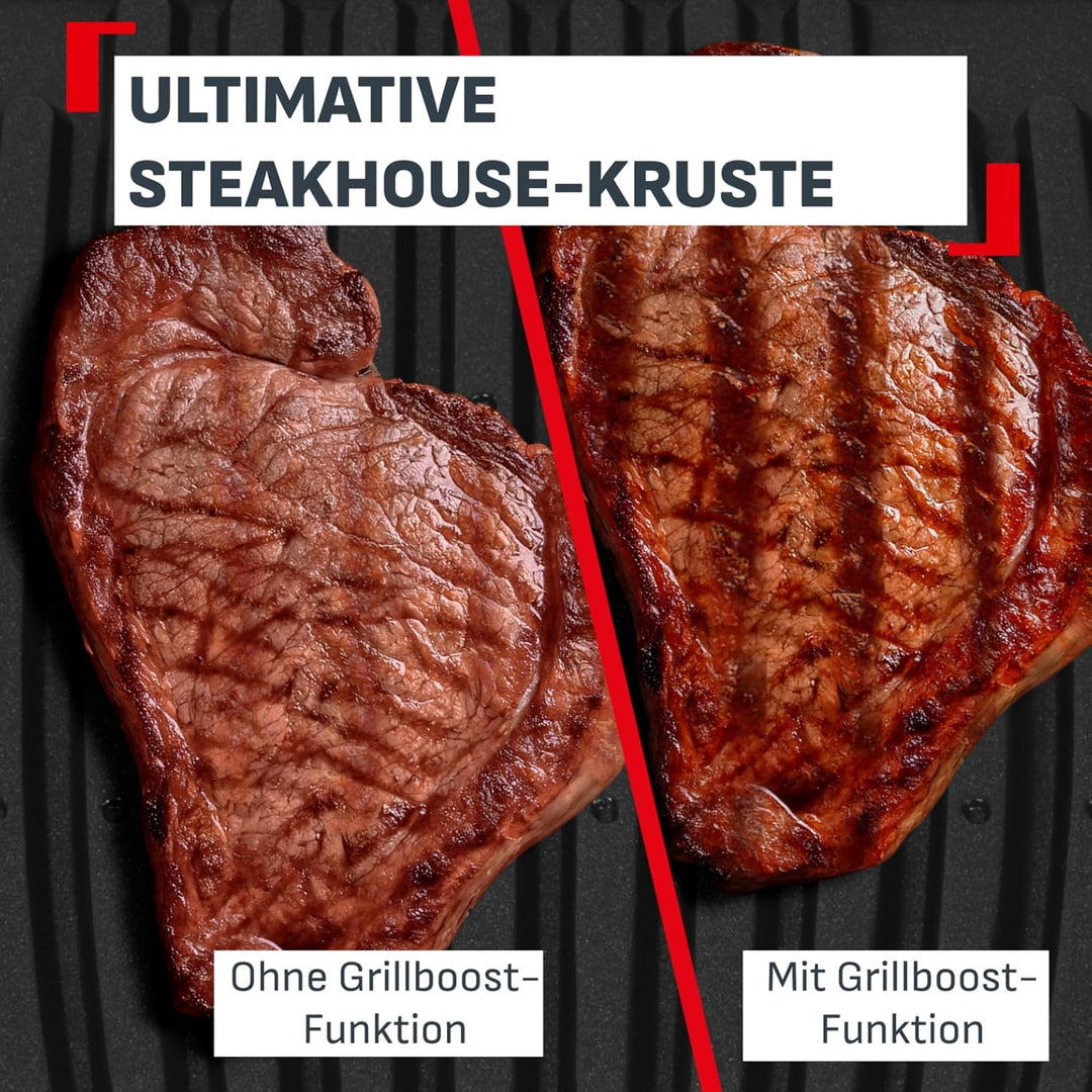 Tefal OptiGrill Elite XL Kontaktgrill, 16 Programme, Digitales Display mit Garstufenanzeige, Abnehmb