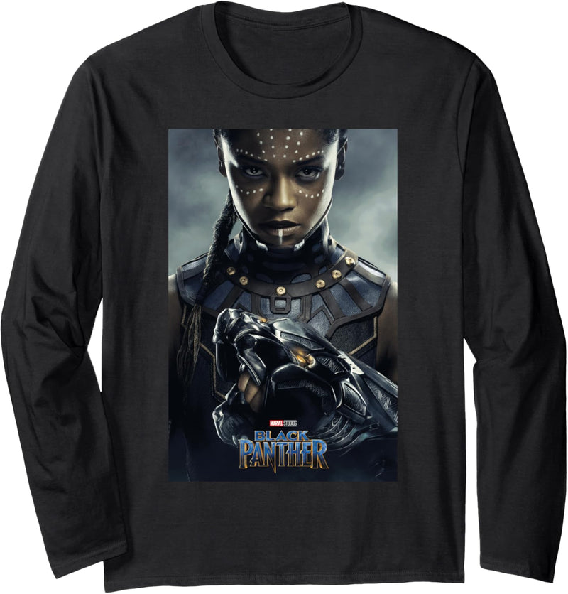 Marvel Black Panther Shuri Portrait Poster Langarmshirt