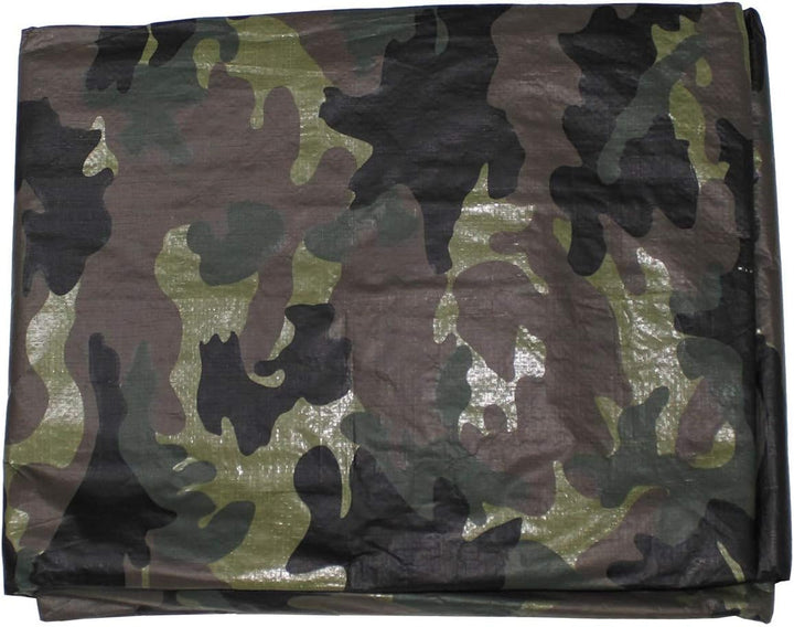 MFH Stabile Abdeckplane mit Metallösen Tarn Plane Schutzplane Gewebeplane Woodland Verschiedene Grös