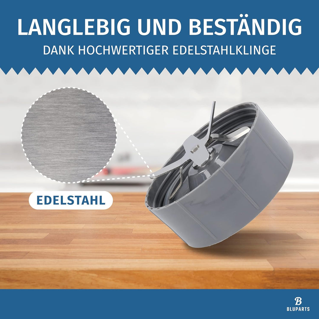 Ersatzmesser Messer für Nutribullet Klingenaufsatz Klingenbasis kompatibel mit 600W und 900W Modelle