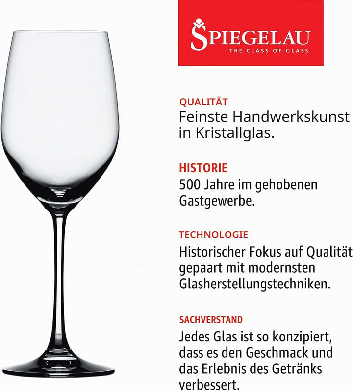 Spiegelau &amp; Nachtmann Weinglas, Glas, Transparent, 4 Stück (1er Pack), 4 Rotweingläser, Rotweingläse