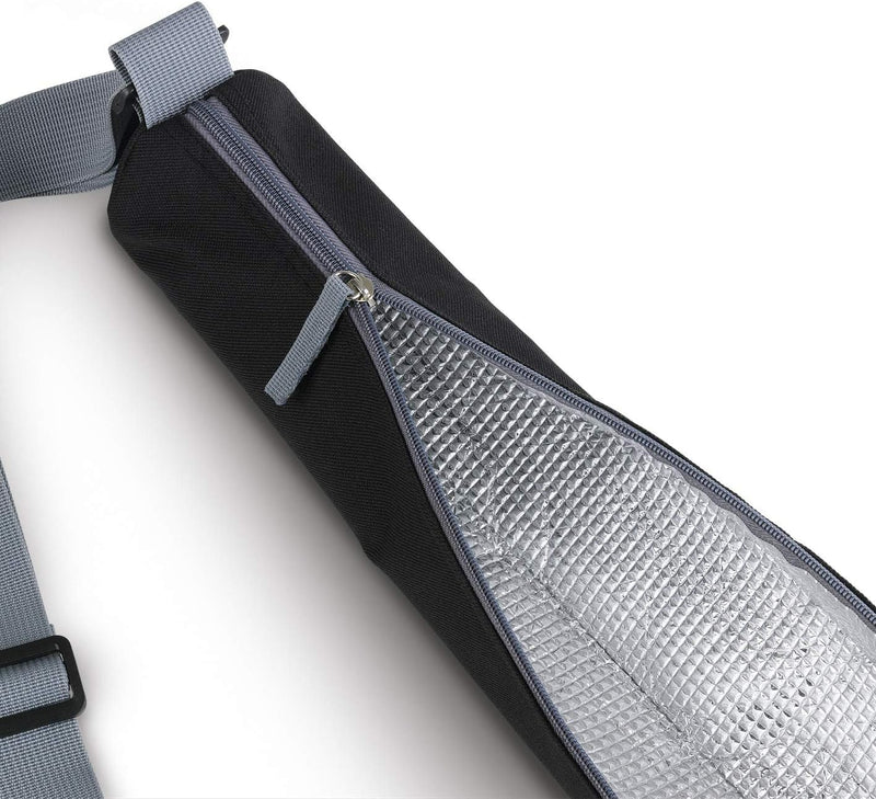 EASYmaxx Dosen-Kühltasche 70cm bis zu 5X 0,5l Dosen isoliertes Kühlfach mit Reissverschluss, Tragegu