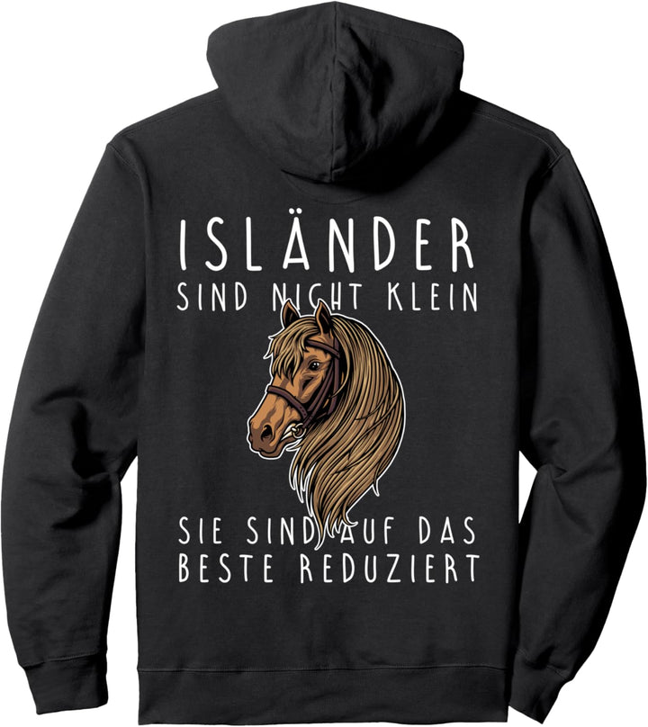 Islandpferd Isländer Island Pony Nicht klein Beste reduziert Pullover Hoodie