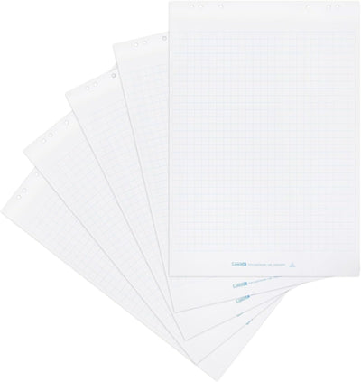 Legamaster 7-153600 Universal Flipchart Triangle Rundfuss, schwarz & Landre Flipchart Papier, karier