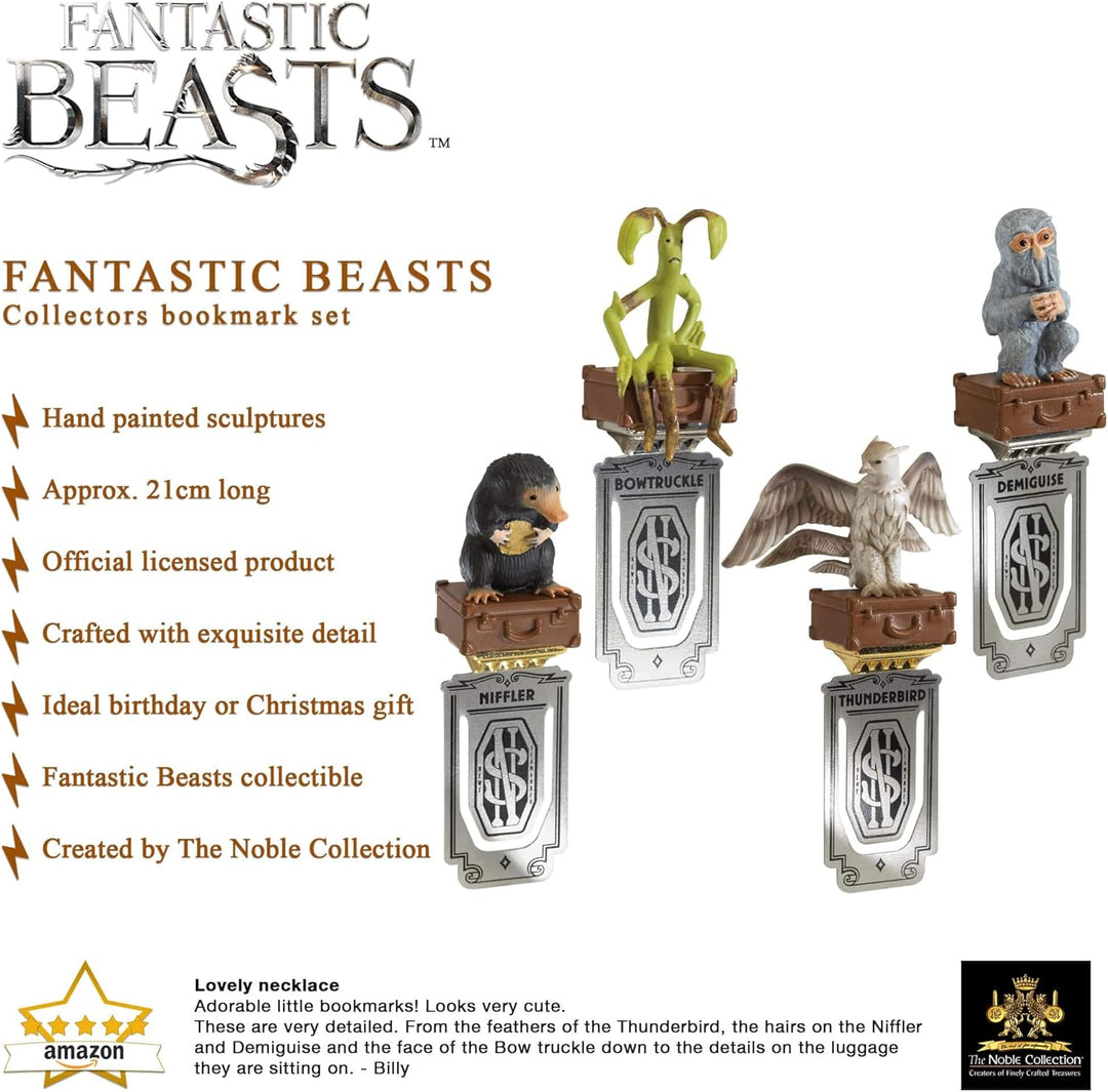 The Noble Collection Satz 4 Lesezeichen 8Cm