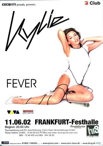 Kylie Minogue - Fever, Frankfurt 2002 » Konzertplakat/Premium Poster | Live Konzert Veranstaltung |