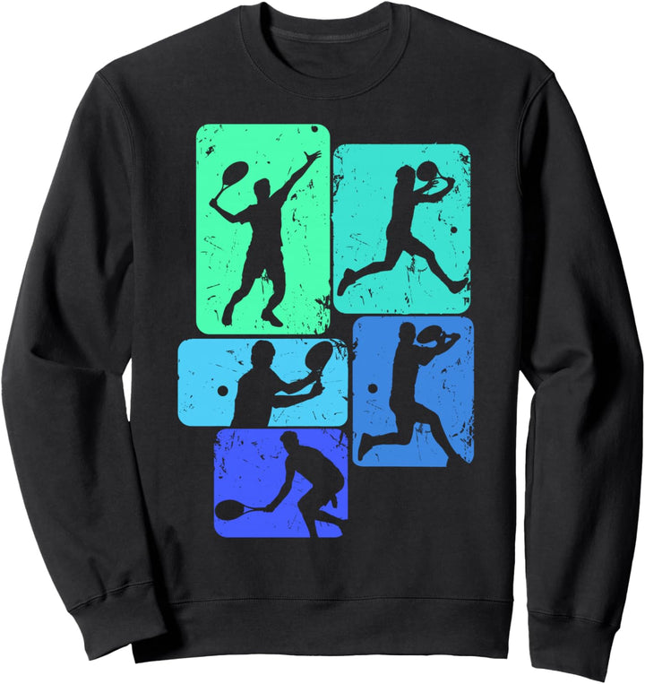 Tennis Tennisspieler Kinder Jungen Sweatshirt