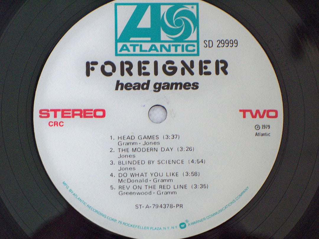 Head Games, Vinyl
