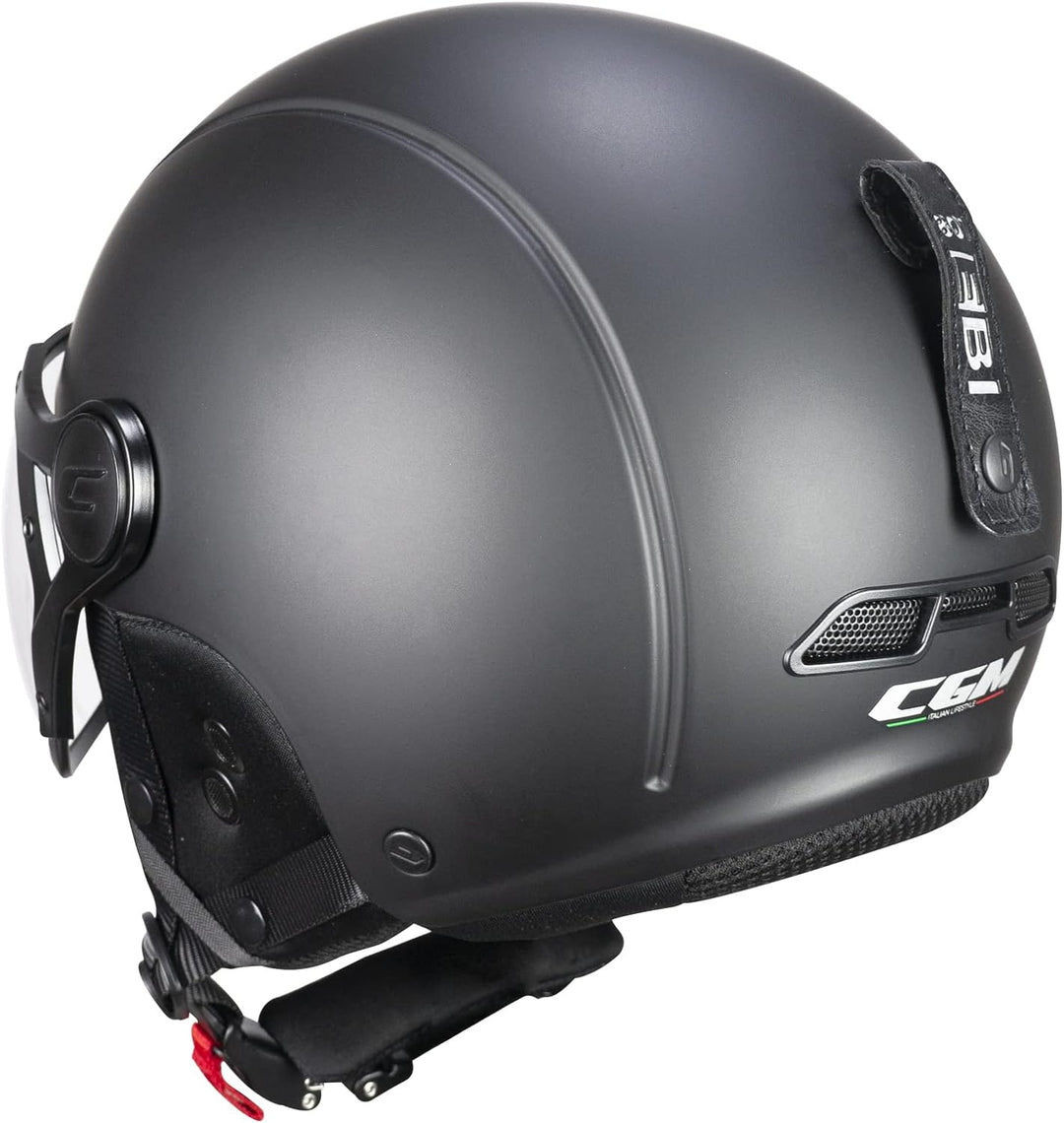 CGM Unisex – Erwachsene EBI skihelm, Mattschwarz, M (57-58cm)