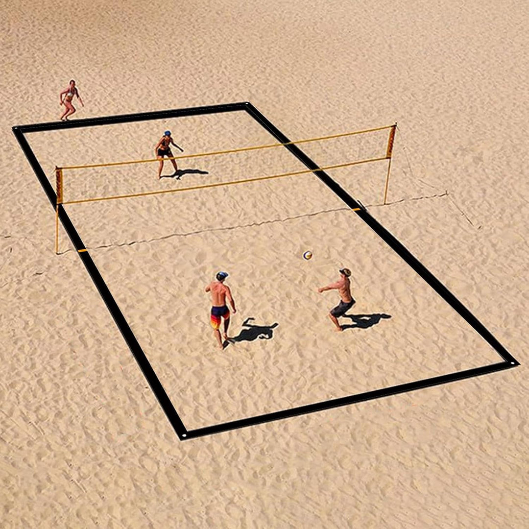 Generisch Sandvolleyball Linien,Spielfeldausstattung | Tragbares Sportzubehör & Wiederverwendbare Ou