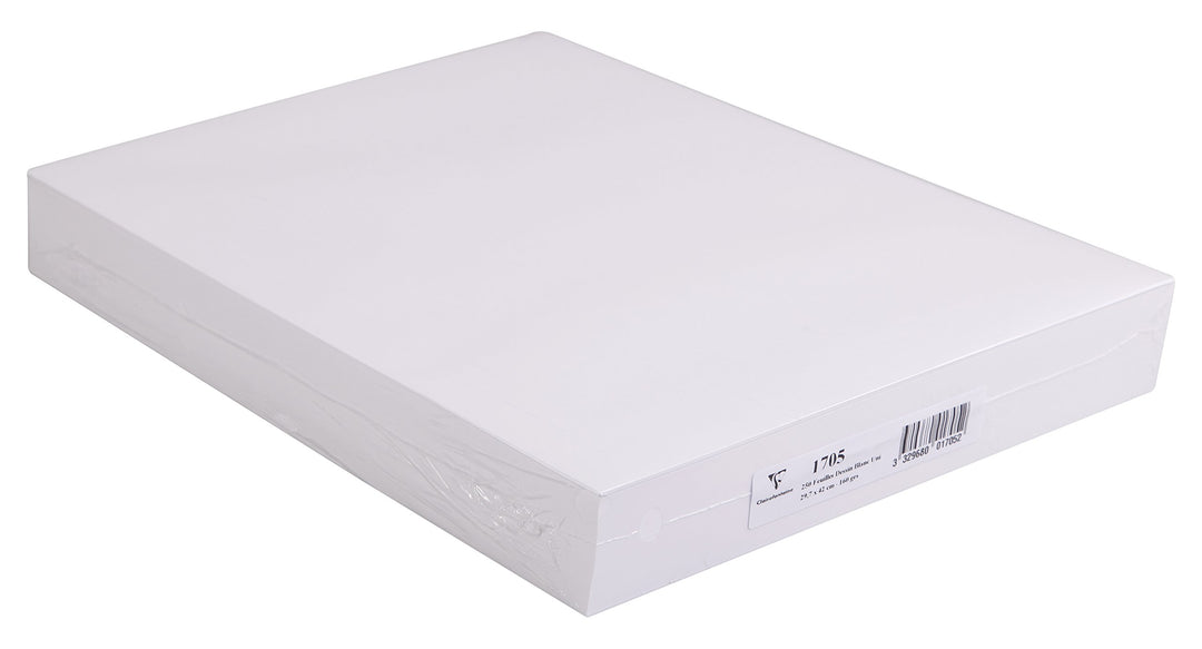 Clairefontaine 1705C Skizzenpapier (160 g, DIN A3, 29,7 x 42 cm, 250 Blatt, ideal für Künstler oder