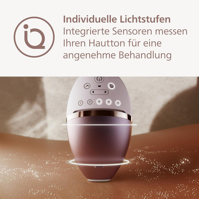 Philips Lumea Prestige IPL-Haarentfernungsgerät mit Satin Compact Korrekturtrimmer (Modell
