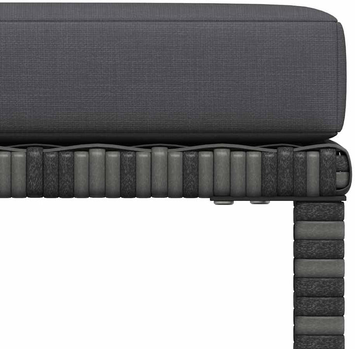vidaXL Modular Fusshocker mit Kissen Sitzhocker Fussstütze Fussbank Gartenhocker Beistelltisch Couch