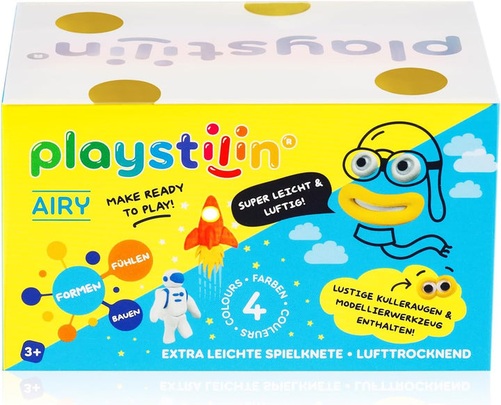 Playstilin Airy - extra leichte Spielknete, superluftige, vegane Kinderknete, kreatives Plastilin Kn