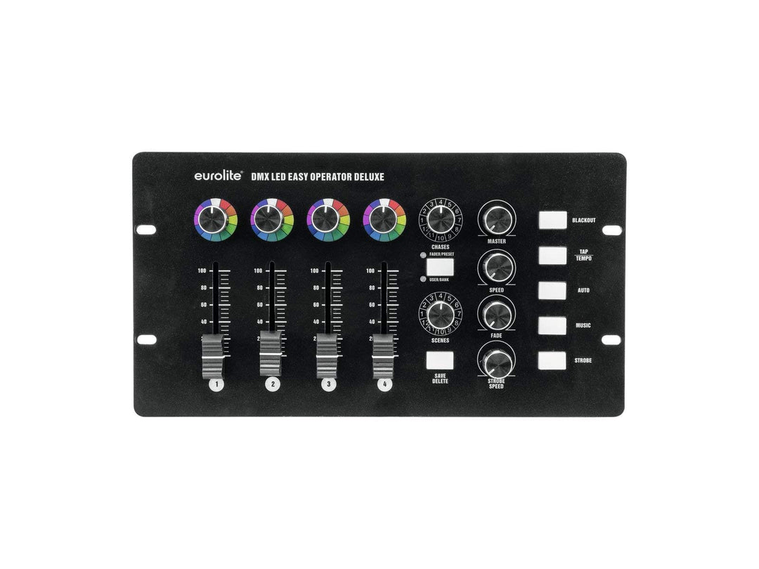 EUROLITE DMX LED EASY Operator Deluxe | DMX-Controller für 4 LED-Scheinwerfer