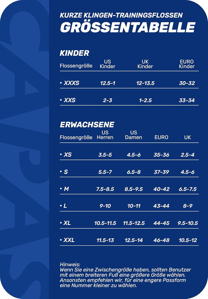 CAPAS Kurze Trainingsflossen für Schwimmen | Komfortable Silikon Schwimmflossen | Kurzflossen | Tauc