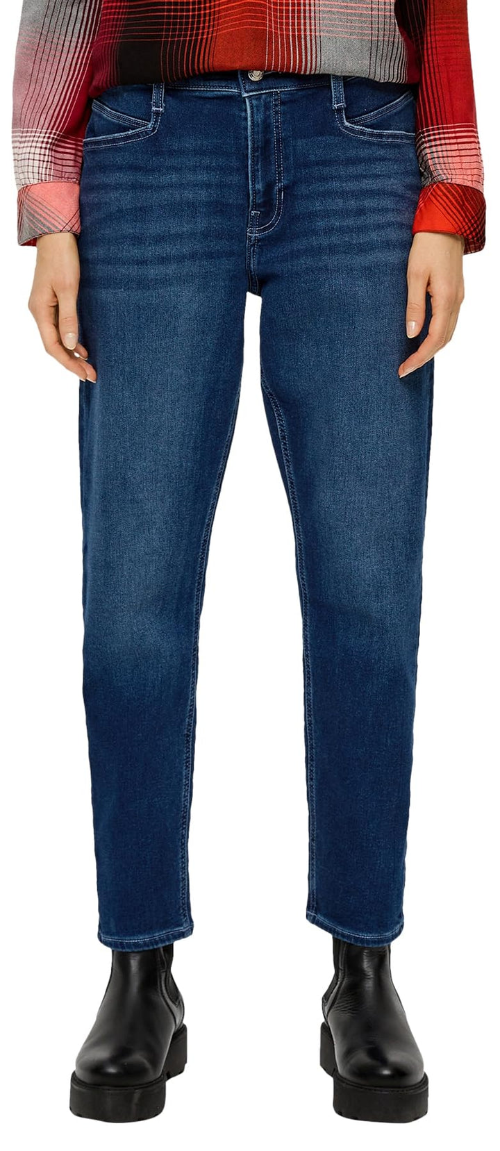 s.Oliver Damen Jeans Hose Slim Fit, Tapered Leg 36 58z5, 36 58z5