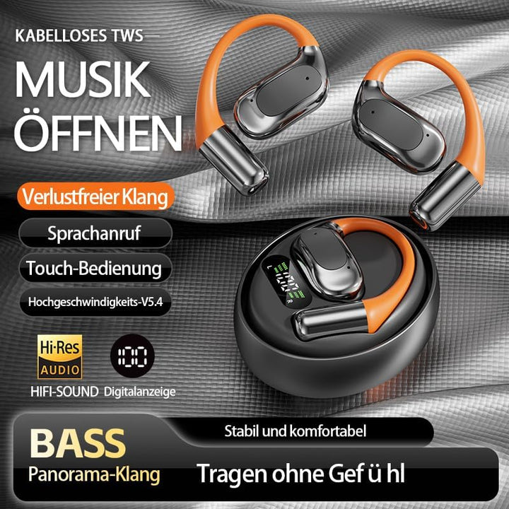 Bluetooth-Kopfhörer, Bluetooth 5.4-Sportkopfhörer, Open Ear übersetzungskopfhörer, IPX5 wasserdicht,