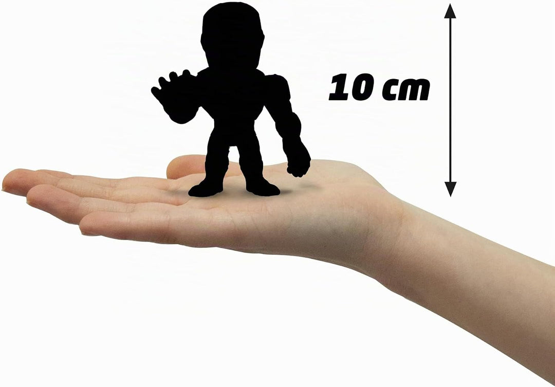 Jada Toys 253283002 Turtles Michelangelo Figur aus Die cast, 10 cm, Sammelfigur, Druckguss, grün/ora