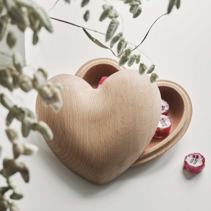 Spring Copenhagen HEART BOWL | Herz DOSE aus Holz | Mencke & Vagnby