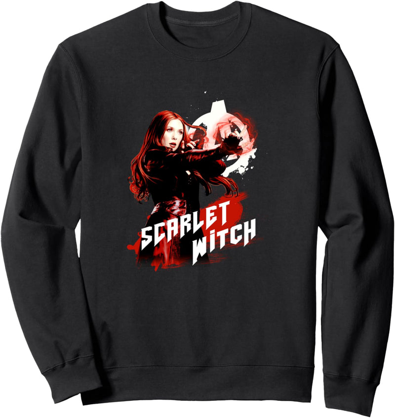 Marvel Infinity War Scarlet Witch Red Splat Sweatshirt