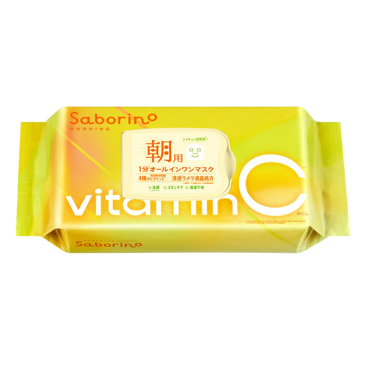 Saborino Mezama Sheet Vitat C 30 Pieces Morning all-in-one sheet mask