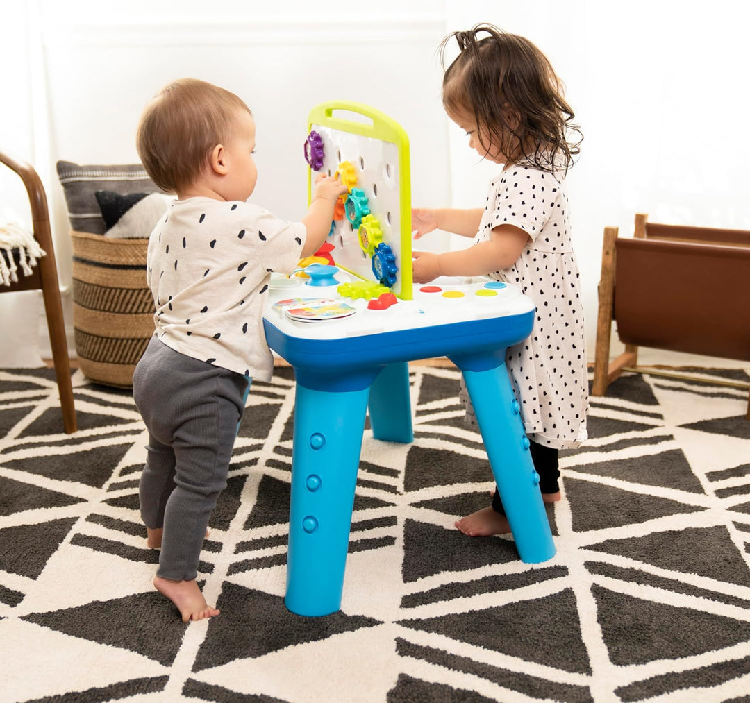 Baby Einstein, Curiosity Table Spieltisch mit 65 Melodien, abnehmbaren Füssen, Lichtern, Zahnrädern