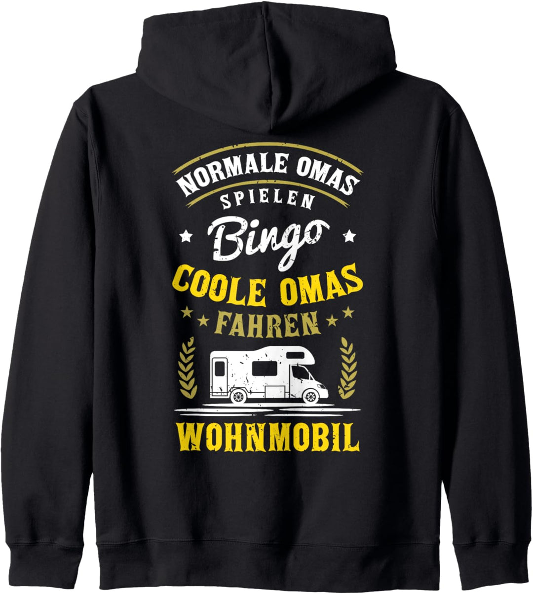 Normale Omas spielen Bingo, coole Omas fahren Wohnmobil Kapuzenjacke