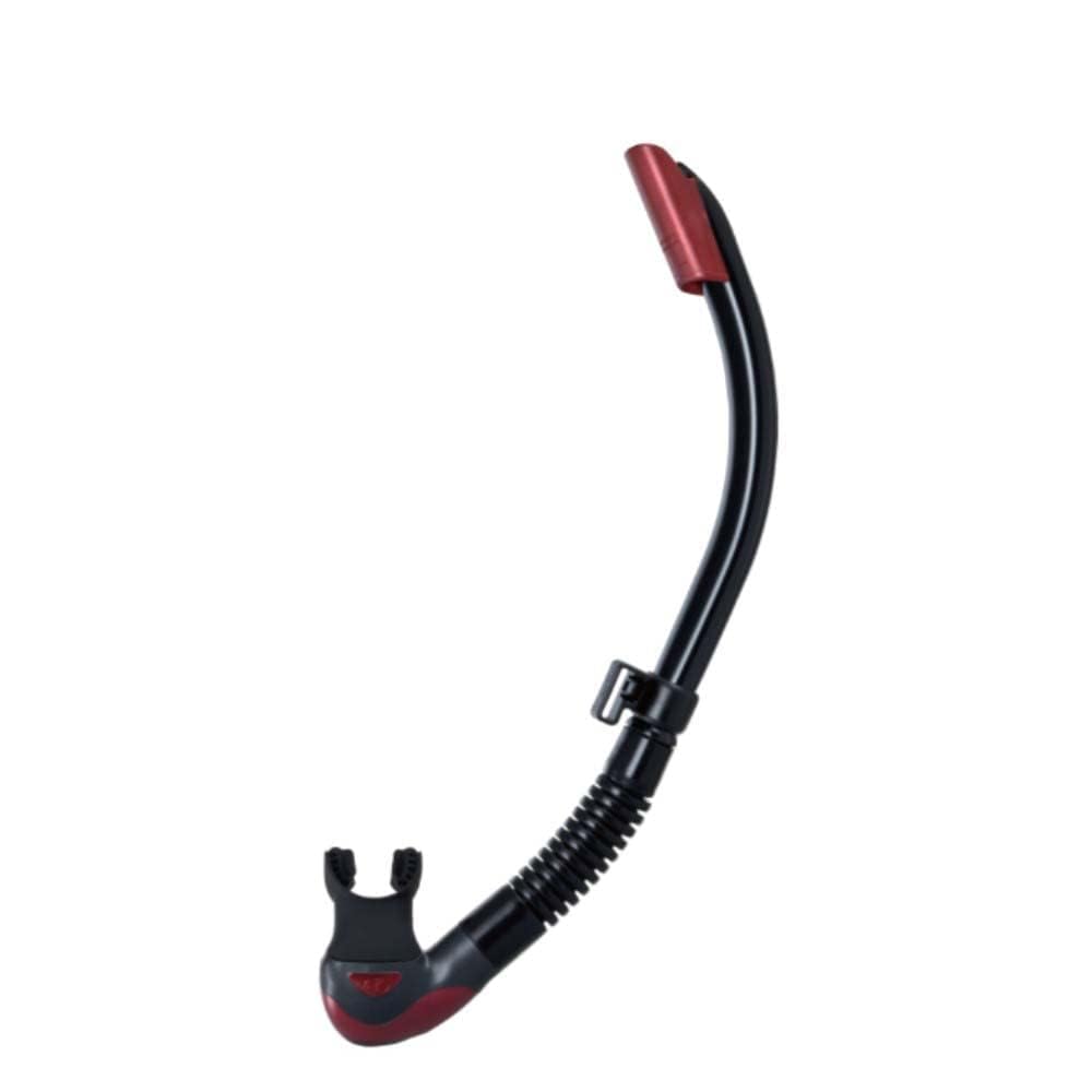 Tusa Platina 2 Hyperdry - Semi dry Trockenschnorchel Erwachsene profi silikon schwarz/rot, schwarz/r