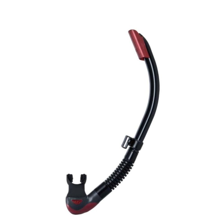 Tusa Platina 2 Hyperdry - Semi dry Trockenschnorchel Erwachsene profi silikon schwarz/rot, schwarz/r