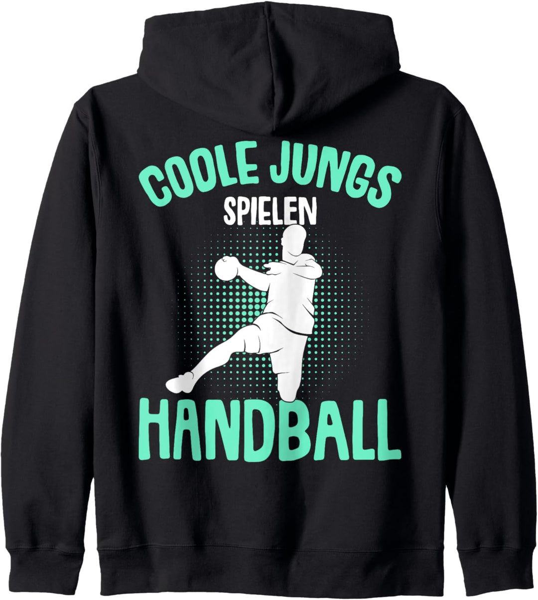 Coole Jungs spielen Handball Handballer Kinder Jungen Kapuzenjacke