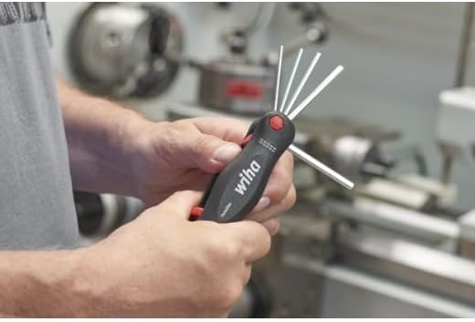 Wiha Multitool PocketStar® TORX® Tamper Resistant (mit Bohrung) 7-tlg. (25128), per Tastendruck, sch