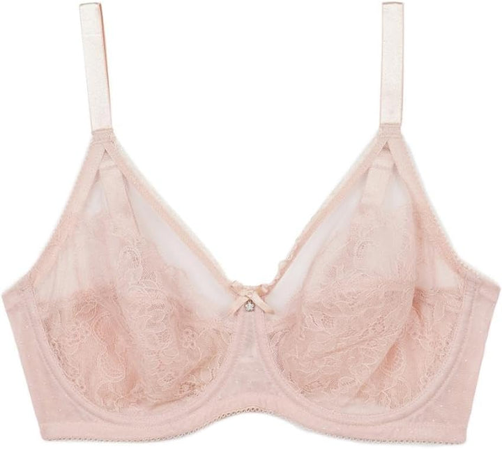 Wacoal Damen Vollständige BH mit voller Abdeckung, Undurchsichtige 70D Rosenstaub, 70D Rosenstaub