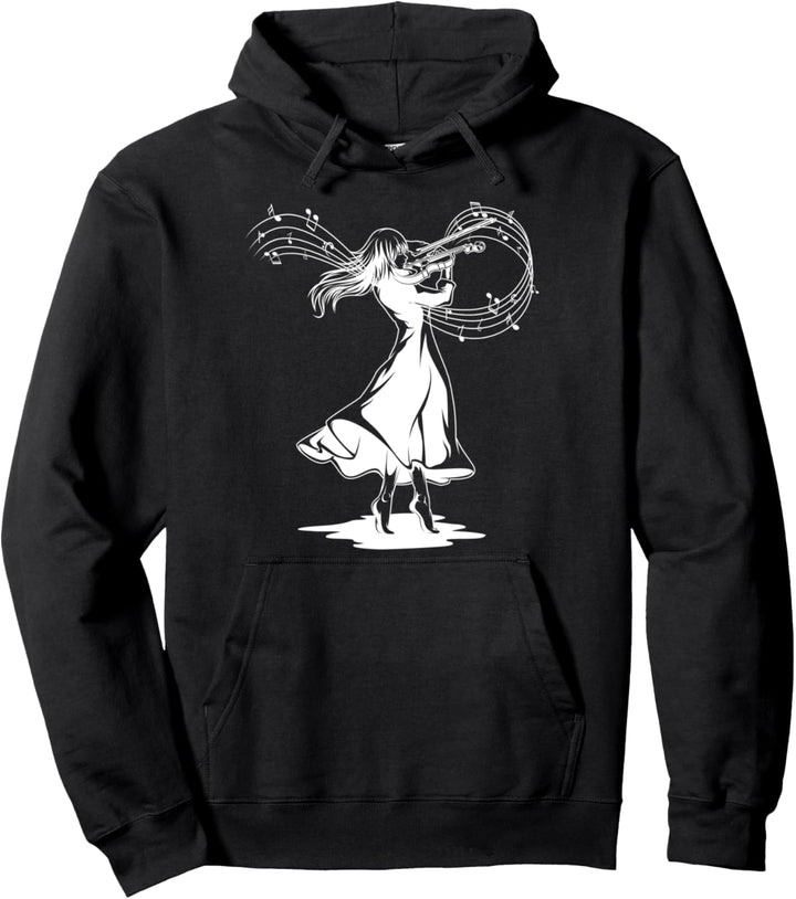 Geige Violine Orchester Violinistin Geigenspielerin Geschenk Pullover Hoodie