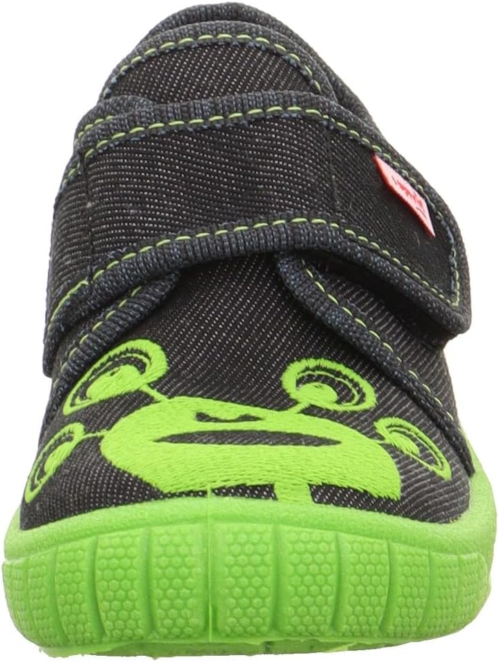 Superfit Jungen Rechnung Hausschuh 25 EU Schwarz 0010, 25 EU Schwarz 0010