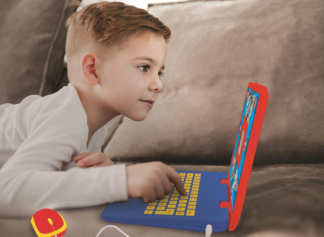 Lexibook JC598PAi4 Paw Patrol-Lern- und zweisprachiger Laptop Portugiesisch/Englisch Spielzeug für K